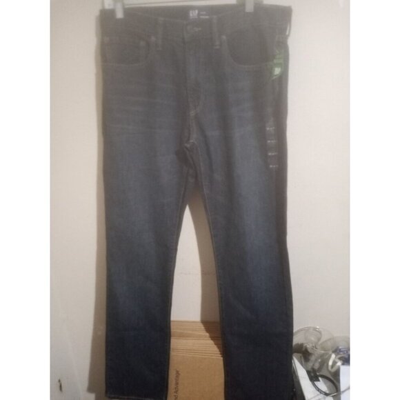 GAP Other - Gap Jeans Straight Leg Mid Rise Blue Indigo 100% Cotton Men's Size 31x32 NEW